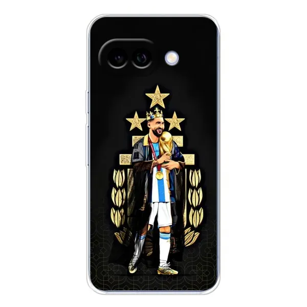 Чохол з принтом «Мессі Король» для Google Pixel 9A Чохол з принтом «Мессі Король» для Google Pixel 9A