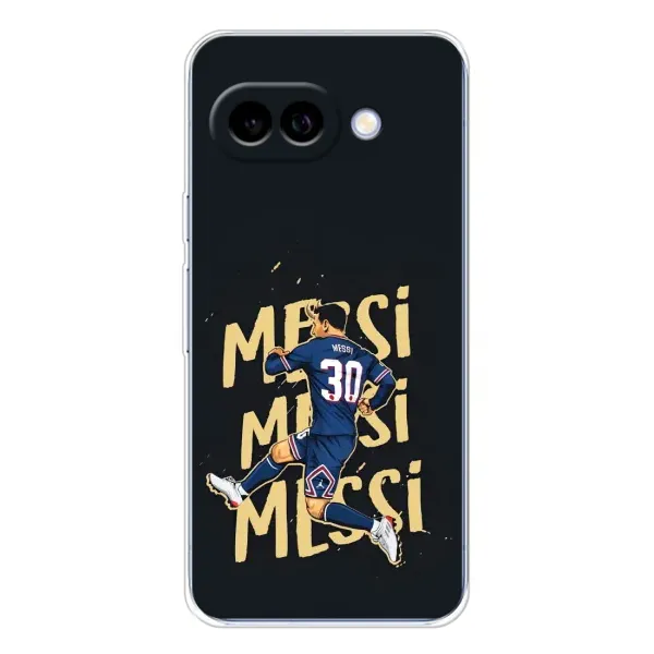 Чохол з принтом «Messi ПСЖ» для Google Pixel 9A Чохол з принтом «Messi ПСЖ» для Google Pixel 9A