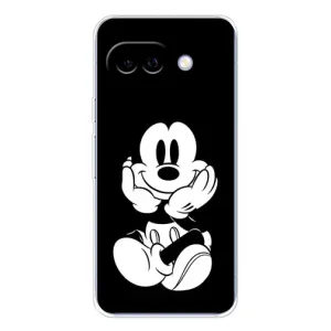 Міккі Маус чохол для Google Pixel 9A (AlphaPrint - Мультяшні) (Маус на чорному)