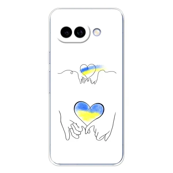 Чехол с принтом «Мир Украине» для Google Pixel 9A