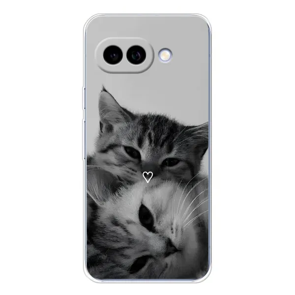 Чохол з принтом «Пара котів» для Google Pixel 9A