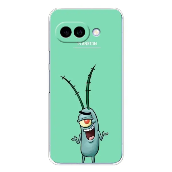 Чехол с принтом «Персонаж Планктон» для Google Pixel 9A