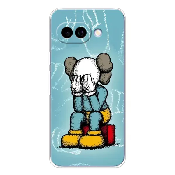 Чохол з принтом «Плач Bearbrick» для Google Pixel 9A