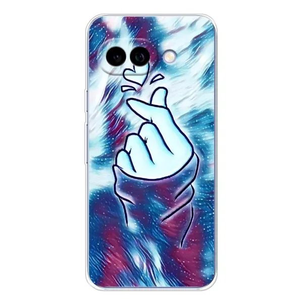 Чохол з принтом «Радужне серце» для Google Pixel 9A