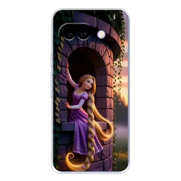 Чохол з принтом «Рапунцель на вежі» для Google Pixel 9A