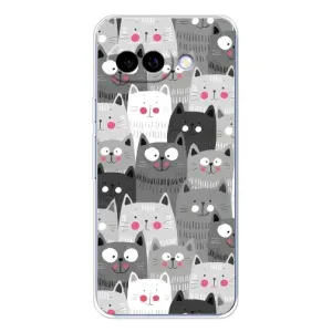Чохли з Котиками для Google Pixel 9A (VPrint) (Мальовані котики)