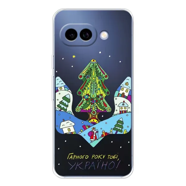 Чохол з принтом «Різдвяний герб» для Google Pixel 9A
