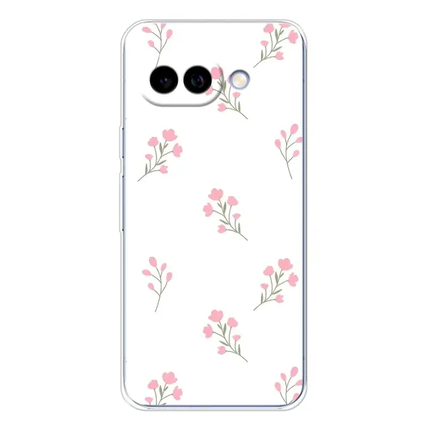 Чехол с принтом «Розовые цветы» для Google Pixel 9A