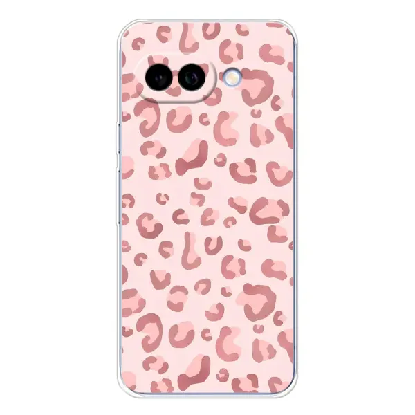 Чохол з принтом «Рожевий леопард» для Google Pixel 9A