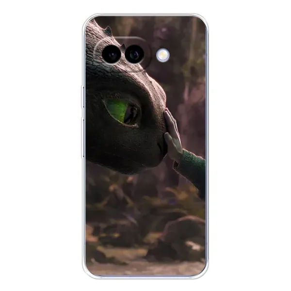 Чохол з принтом «Сцена з драконом» для Google Pixel 9A
