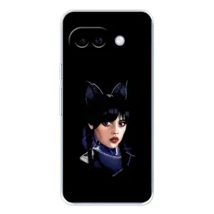 Чохли Венсдей на Google Pixel 9A Уенсдей (AlphaPrint) (серйозна Венздей)