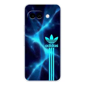 Чехлы Адидас для Google Pixel 9A (AlphaPrint) (Синий Адидас)