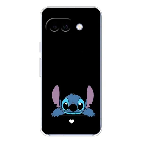 Чохол з принтом «Стіч на чорному» для Google Pixel 9A