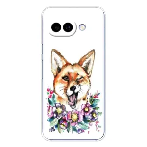 Чохол з принтом «Весела лисичка» для Google Pixel 9A