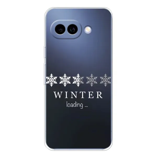 Чохол з принтом «Winter loading» для Google Pixel 9A