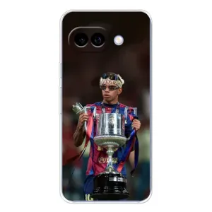Чохол з футболістом Ламін Ямаль Google Pixel 9A (Ямаль з кубком)