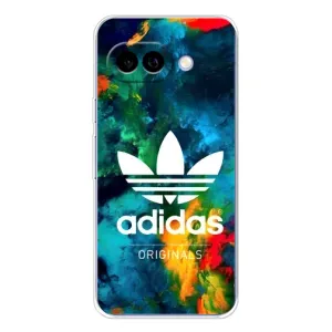 Чехлы Адидас для Google Pixel 9A (AlphaPrint) (Яркий Адидас)