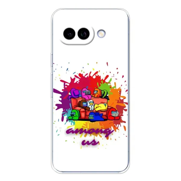 Чехол с принтом «Яркий АмонгАс» для Google Pixel 9A