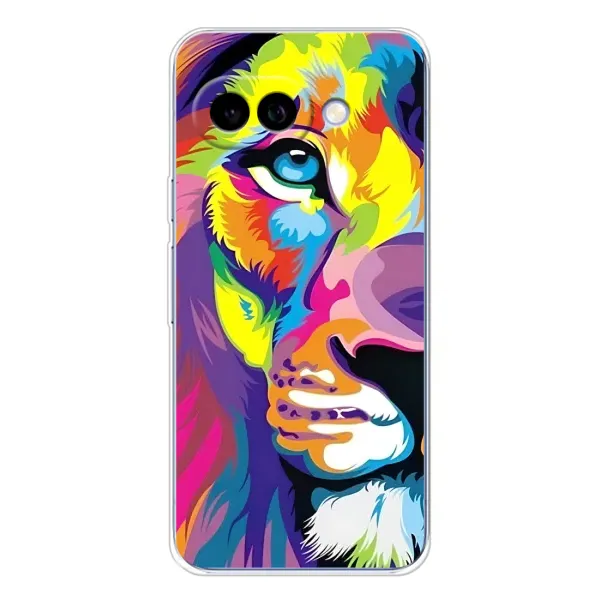 Чохол з принтом «Яскравий Лев» для Google Pixel 9A