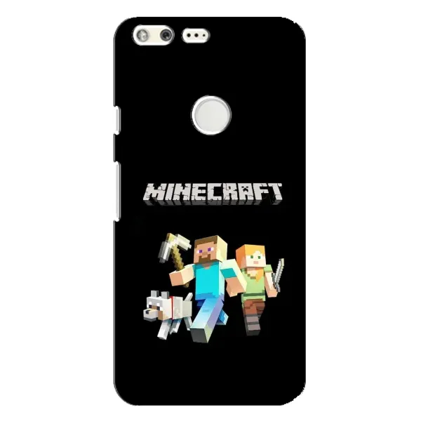 Чехол с принтом «герои Minecraft» для Google Pixel XL