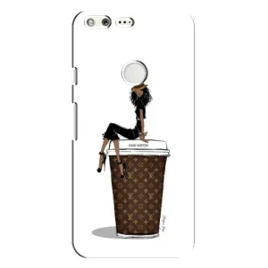 Чехлы Луи Витон для Google Pixel XL (AlphaPrint - LOUIS VUITTON) (кофе LOUIS VUITTON)