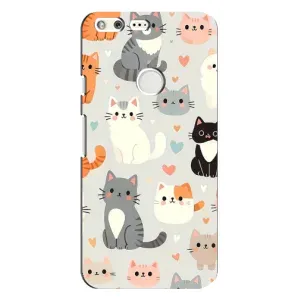 Чохол з принтом «Колаж котів» для Google Pixel XL