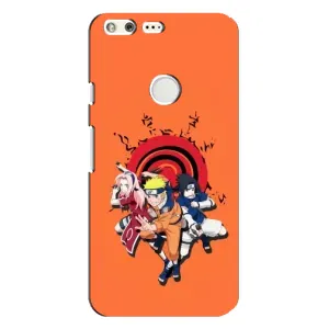 Naruto Anime Чехлы для Гугл Пиксель Хл (AlphaPrint) (команда Наруто)