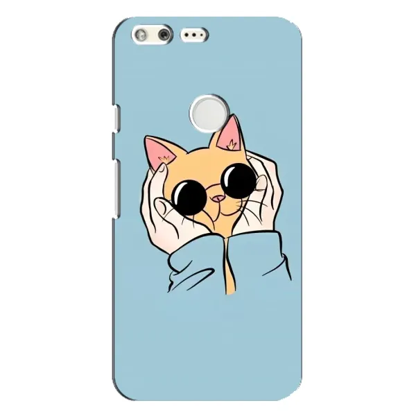 Чехол с принтом «Котик в очках» для Google Pixel XL Чехол с принтом «Котик в очках» для Google Pixel XL