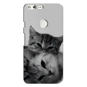 Чохол з принтом «Пара котів» для Google Pixel XL