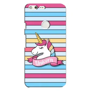 Чехол для Гугл Пиксель Хл - (Единорожки - Новинки) (AlphaPrint) (Unicorn)