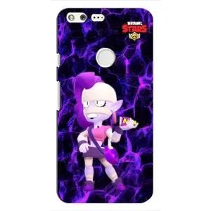 Чехлы Brawl Stars для Google Pixel (AlphaPrint) (Емз Бравл Старс)