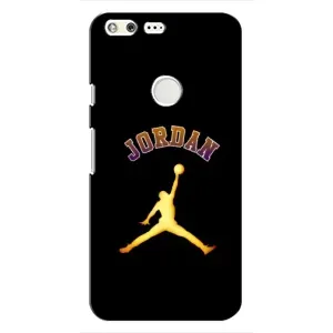 Чехлы для Google Pixel - с картинкой JORDAN (AlphaPrint) (Jordan Gold)