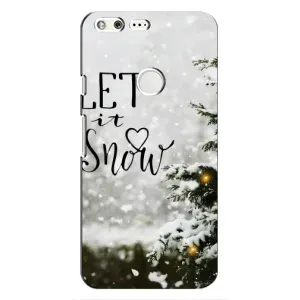 Новорічні, Святкові Чохли для Google Pixel - 2024 год (Let it snow)