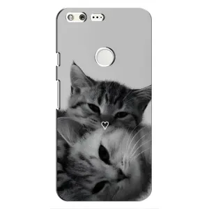 Чохол з принтом «Пара котів» для Google Pixel
