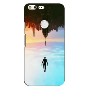 Чохол з людиною павуком для Google Pixel - (AlphaPrint) (Людина павук)