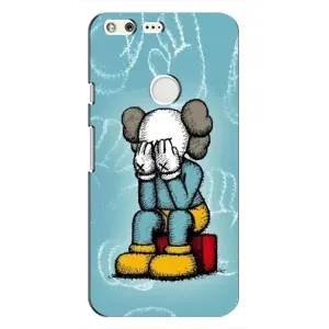 Чохли для Google Pixel - Bearbrick Louis Vuitton (PREMIUMPrint) (Плач Bearbrick)