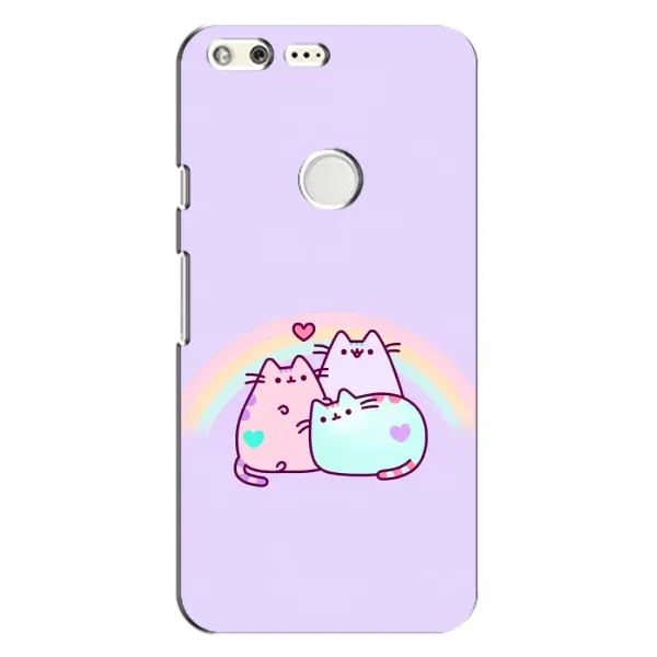 Чохол з принтом «Радужний котик» для Google Pixel