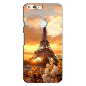 Чохол Ейфелева Вежа Google Pixel - (AlphaPrint) (Сонячня вежа)
