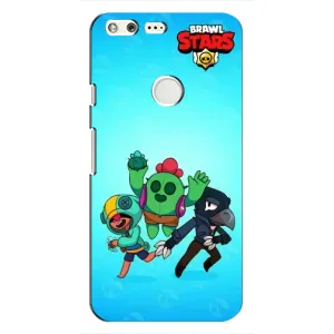 Чехлы Brawl Stars для Google Pixel (AlphaPrint) (Тріо героїв)