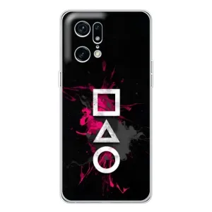 Чехол Гра в кальмара для HMD Fuse (Символы Игра кальмара)