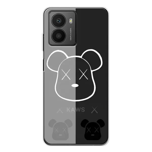 Чехол с принтом «БеарБрик глаза» для HMD Fusion