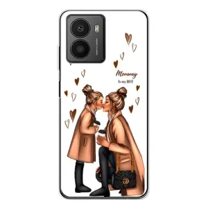 Чохол з друком для HMD Fusion - (Мама з дитинкою) (AlphaPrint) (Донька і мама)
