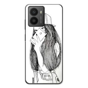 Чохол з друком для HMD Fusion - (Мода) (AlphaPrint) (Фото дівчини)