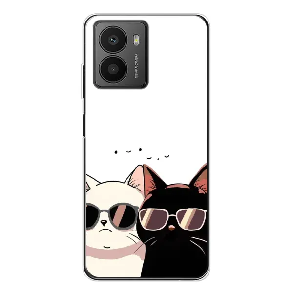 Чехол с принтом «Коты в очках» для HMD Fusion