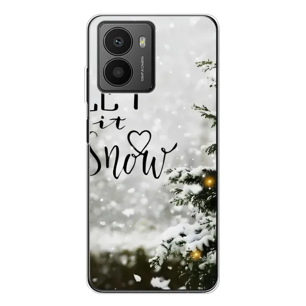 Чехол с принтом «Let it snow» для HMD Fusion Чехол с принтом «Let it snow» для HMD Fusion