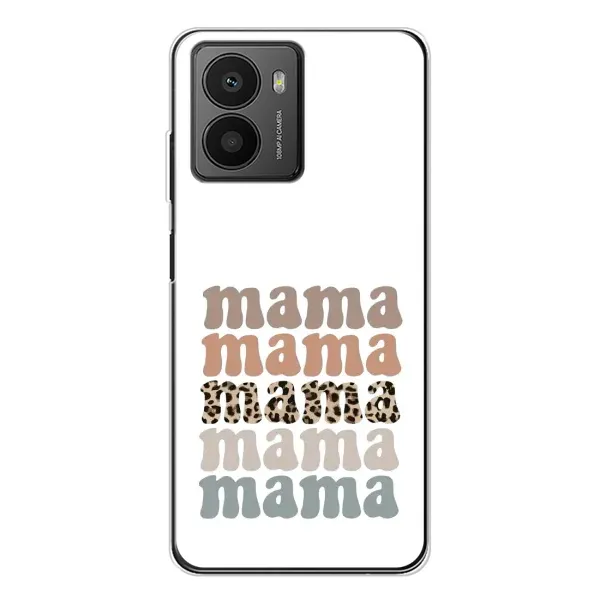 Чехол с принтом «Текстовый коллаж мама» для HMD Fusion
