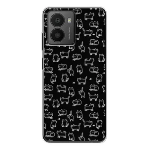 Чохол з принтом для HMD Fusion (AlphaPrint) Модні коти (Маленькі котики)