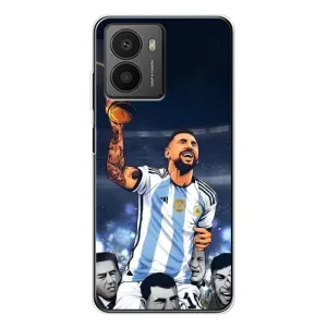 Чехлы для HMD Fusion (Leo чемпион) (AlphaPrint) (Месси с кубком)