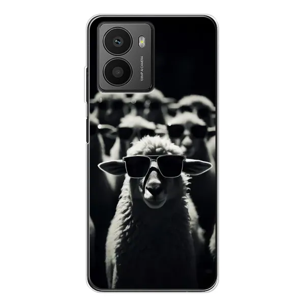 Чохол з принтом «Овечка в окулярах» для HMD Fusion