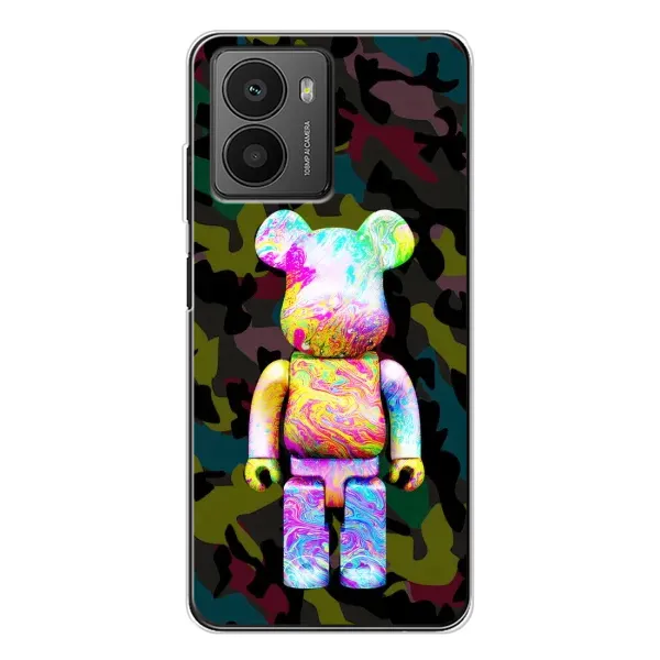 Чехол с принтом «Яркий Bearbrick» для HMD Fusion